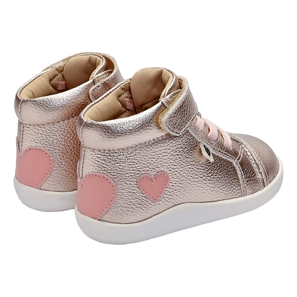 Old Soles Baby And Child Love Ground Shoes Metal Lychee Gold
