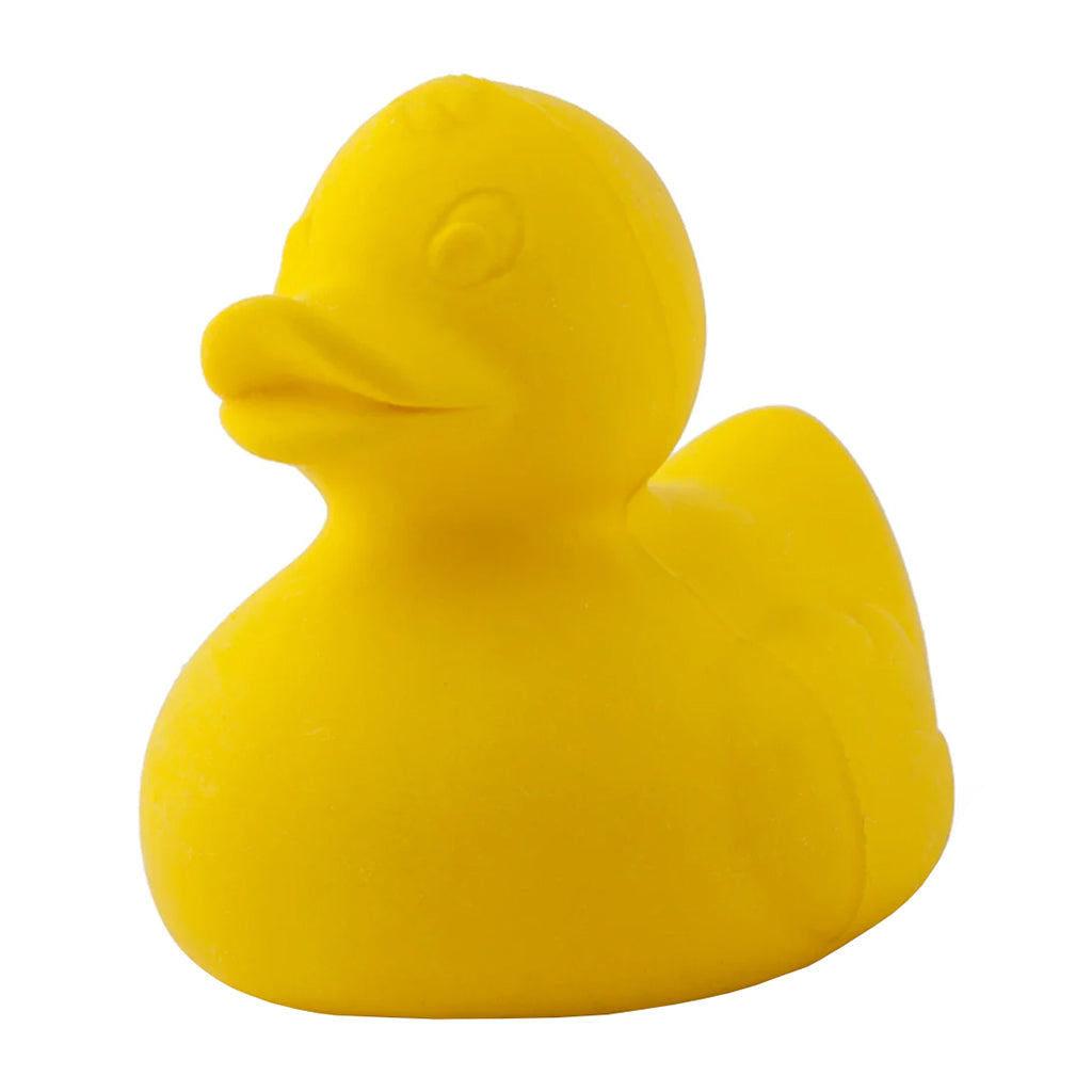 Oli&Carol Natural Rubber Bath Toy Elvis The Duck Yellow