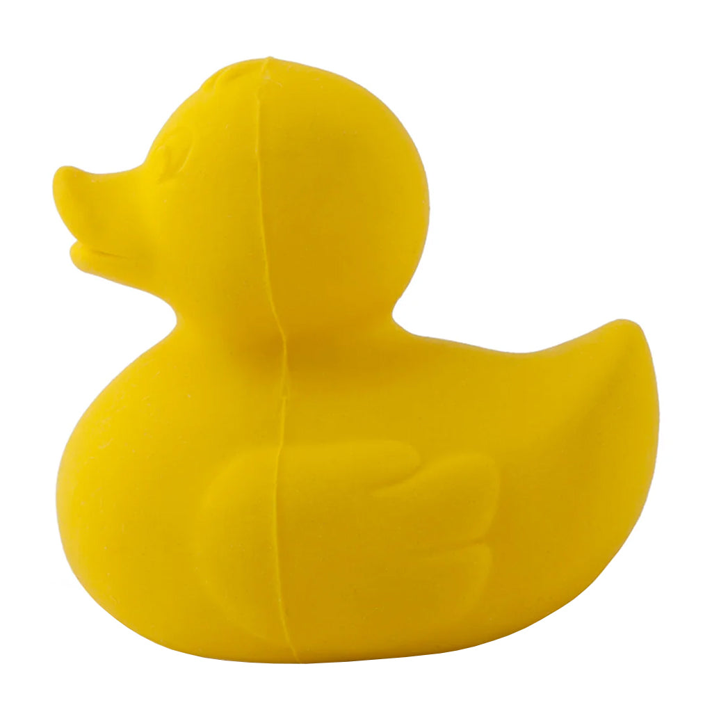 Oli&Carol Natural Rubber Bath Toy Elvis The Duck Yellow
