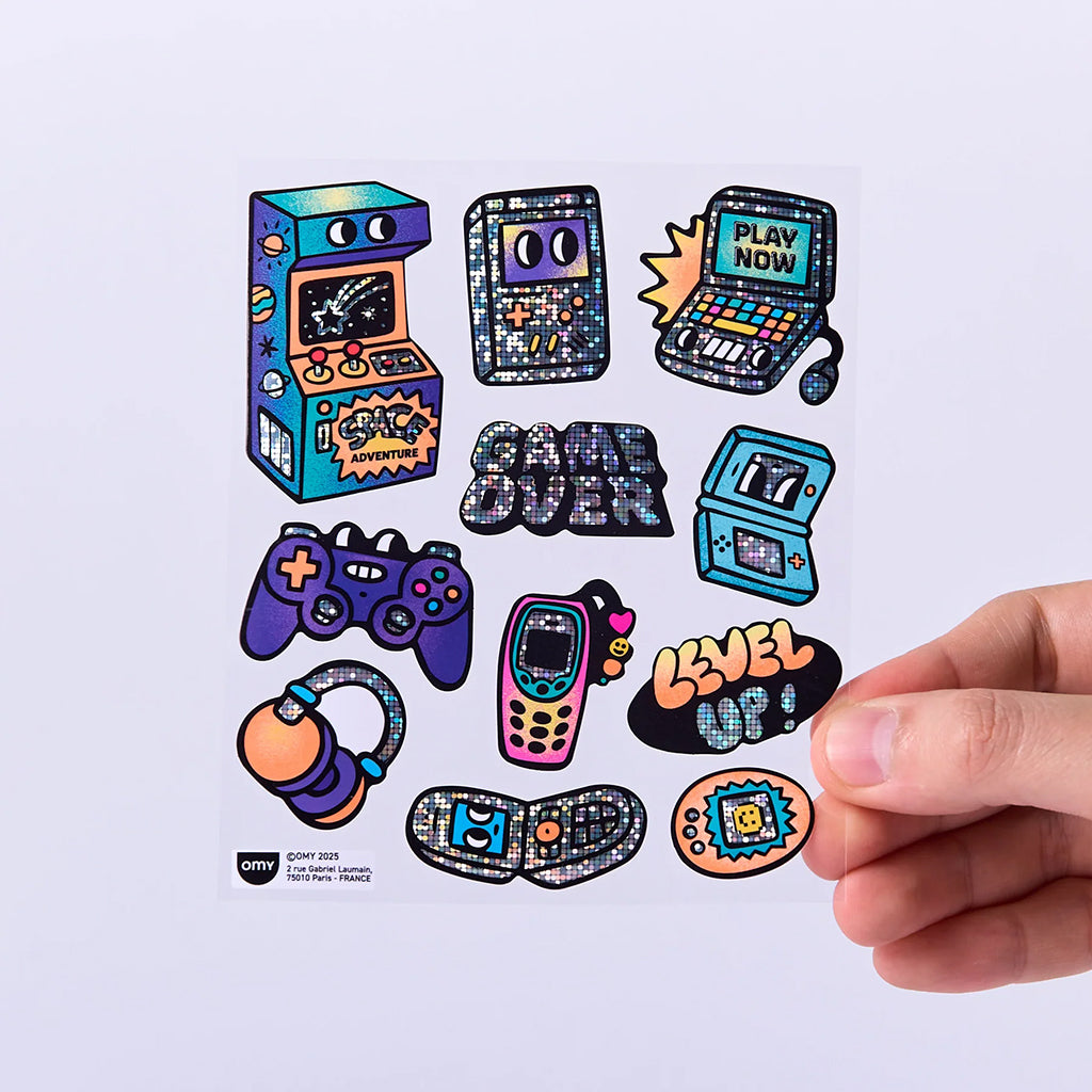 Omy Big Fabulous Stickers Game Boy