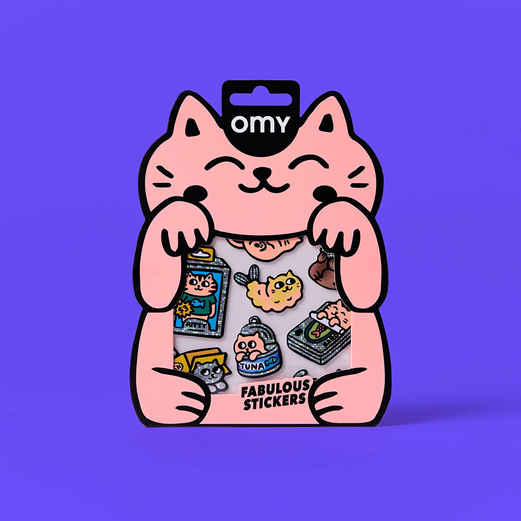 Omy Big Fabulous Stickers Kitty