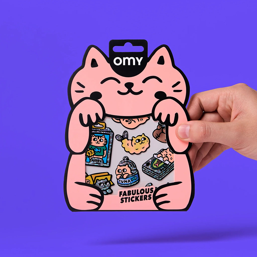 Omy Big Fabulous Stickers Kitty