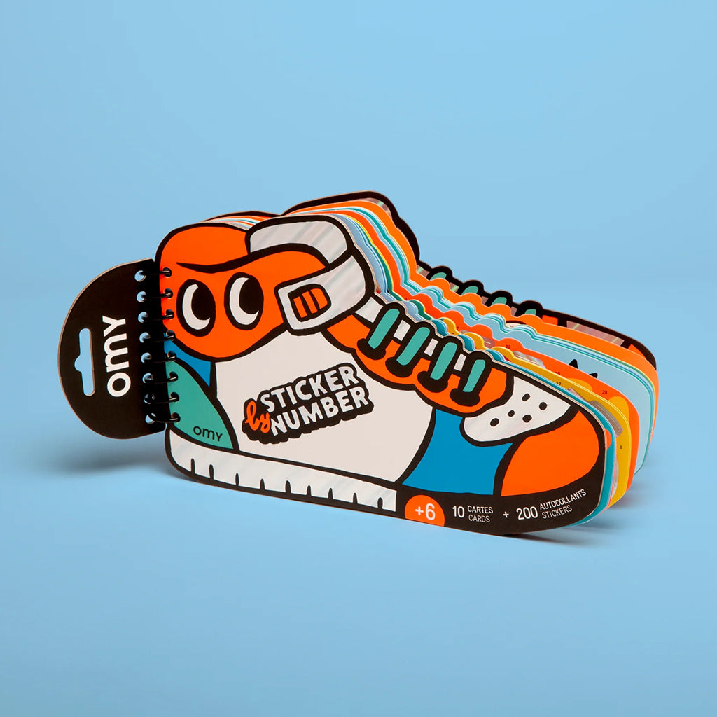 Omy Sticker By Number Book Street