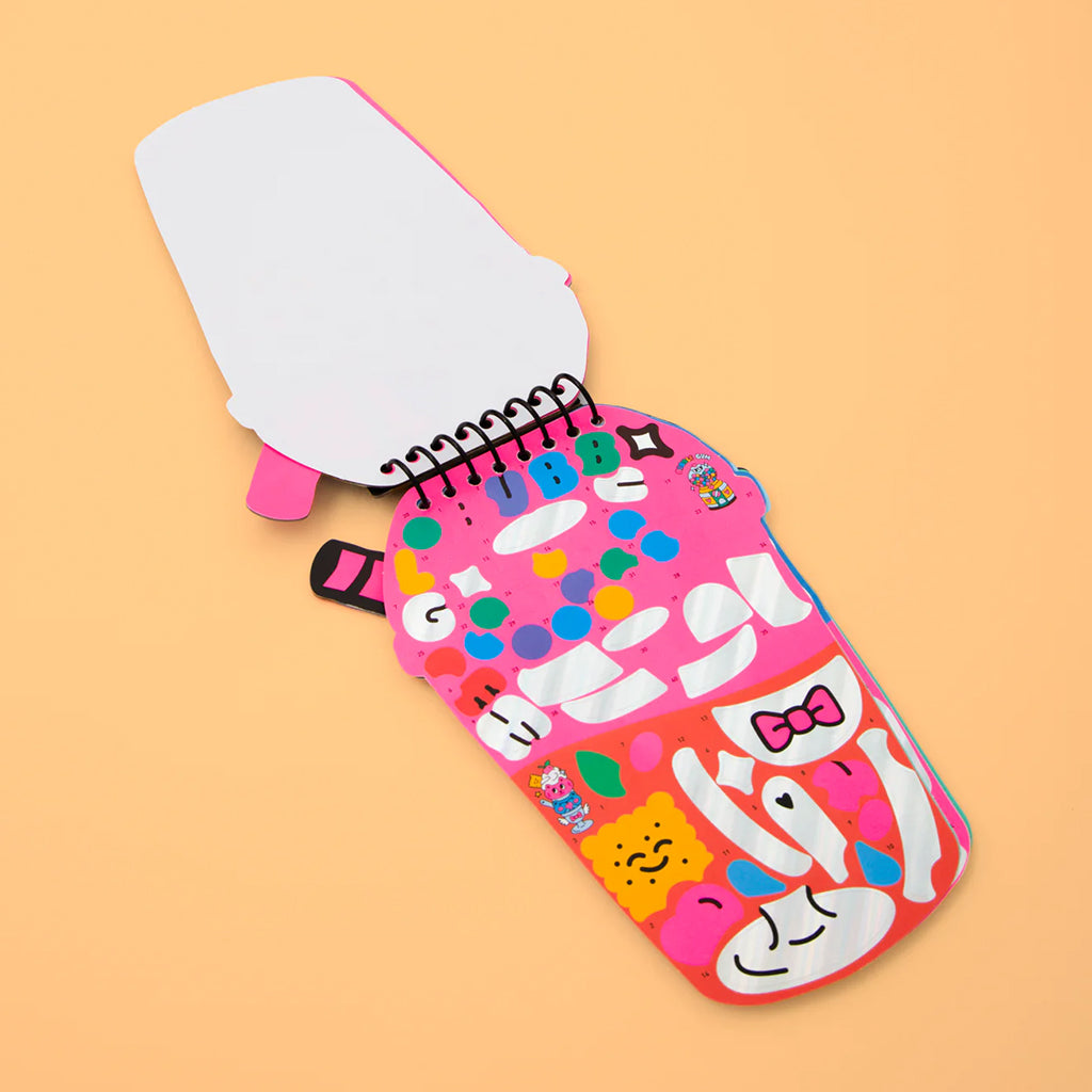 Omy Sticker By Number Book Bubble Tea