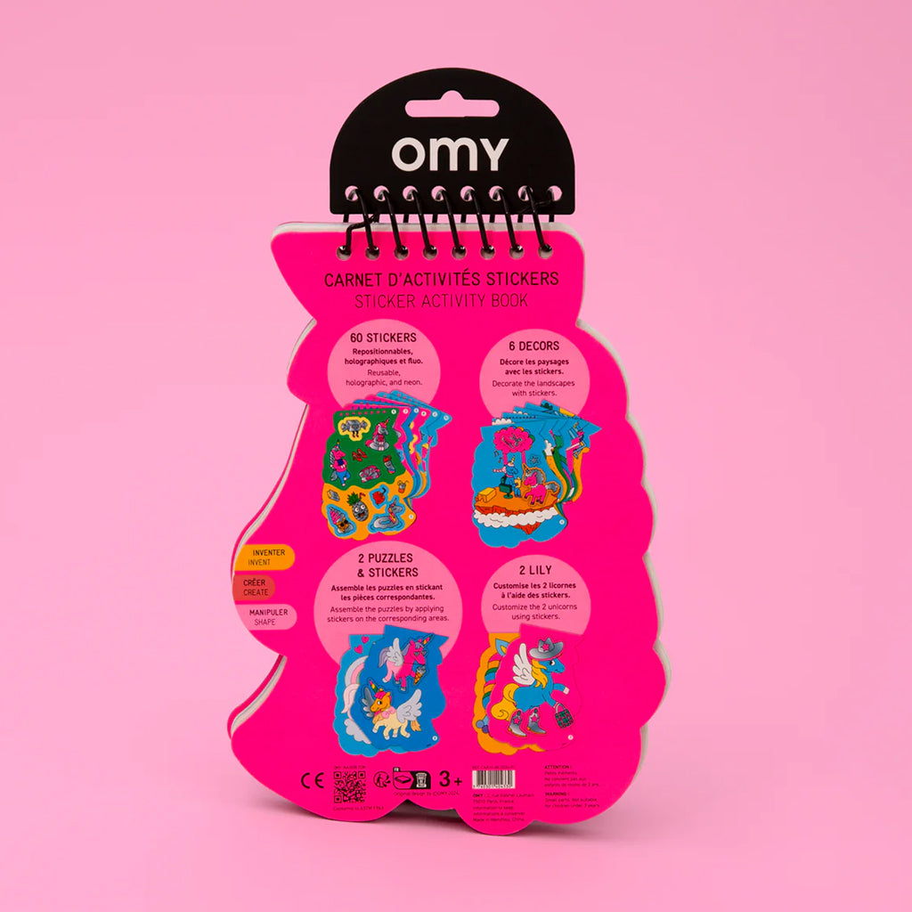 Omy Sticker Activity Book Lily The Unicorn
