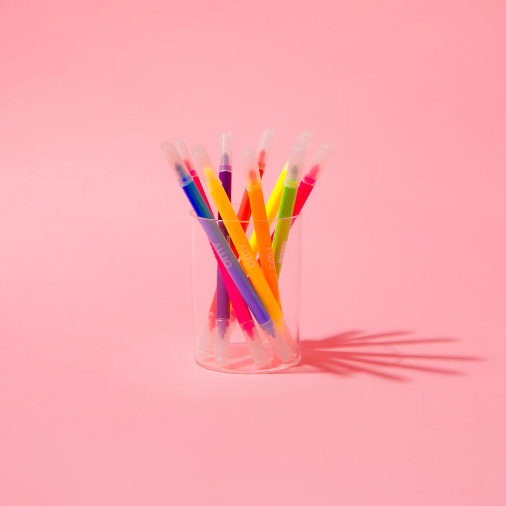 Omy Set Of 9 Neon Markers