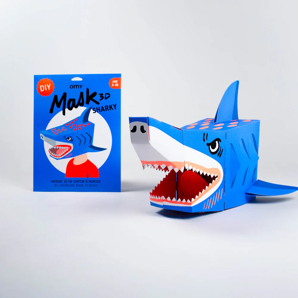 Omy 3D Cardboard Mask Shark