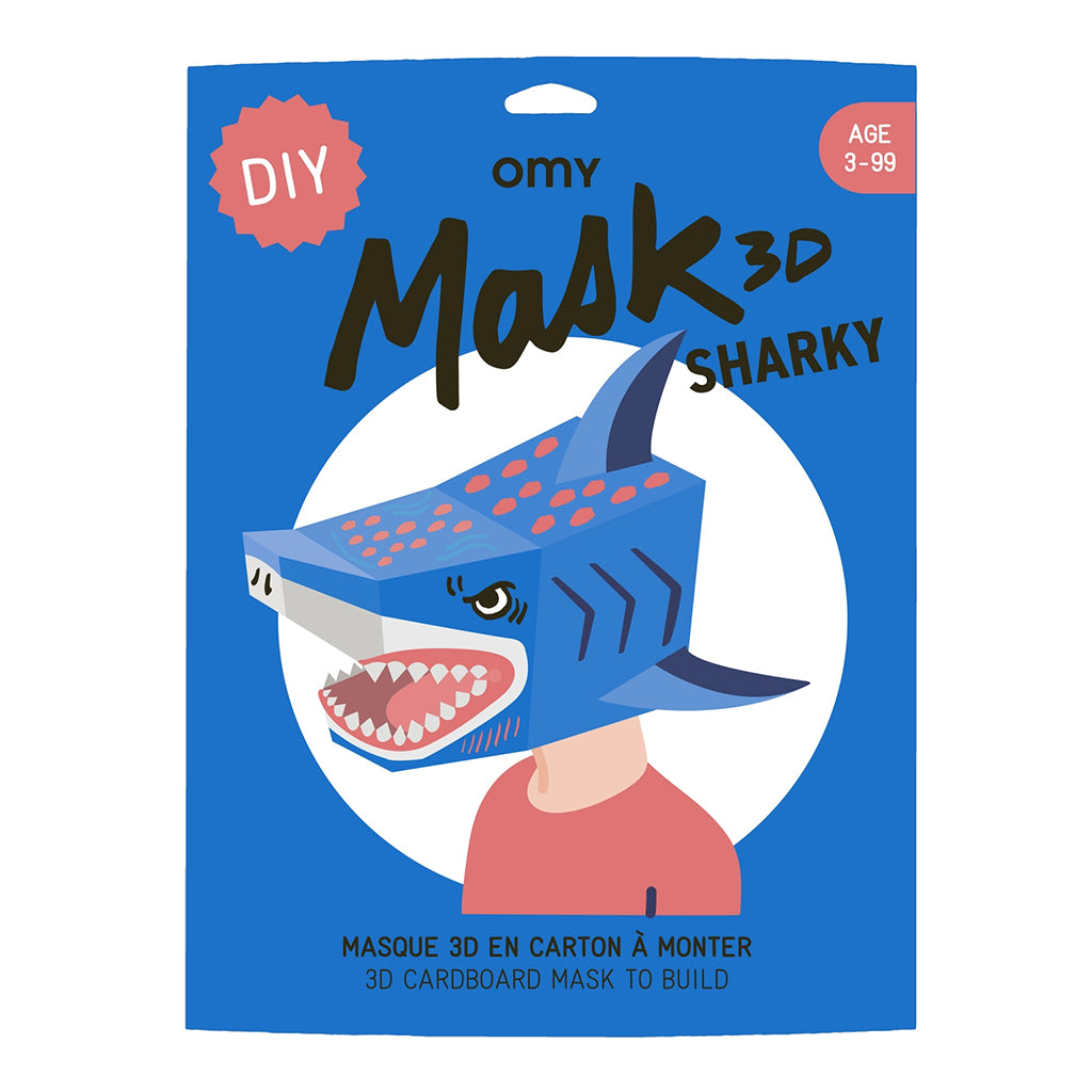 Omy 3D Cardboard Mask Shark