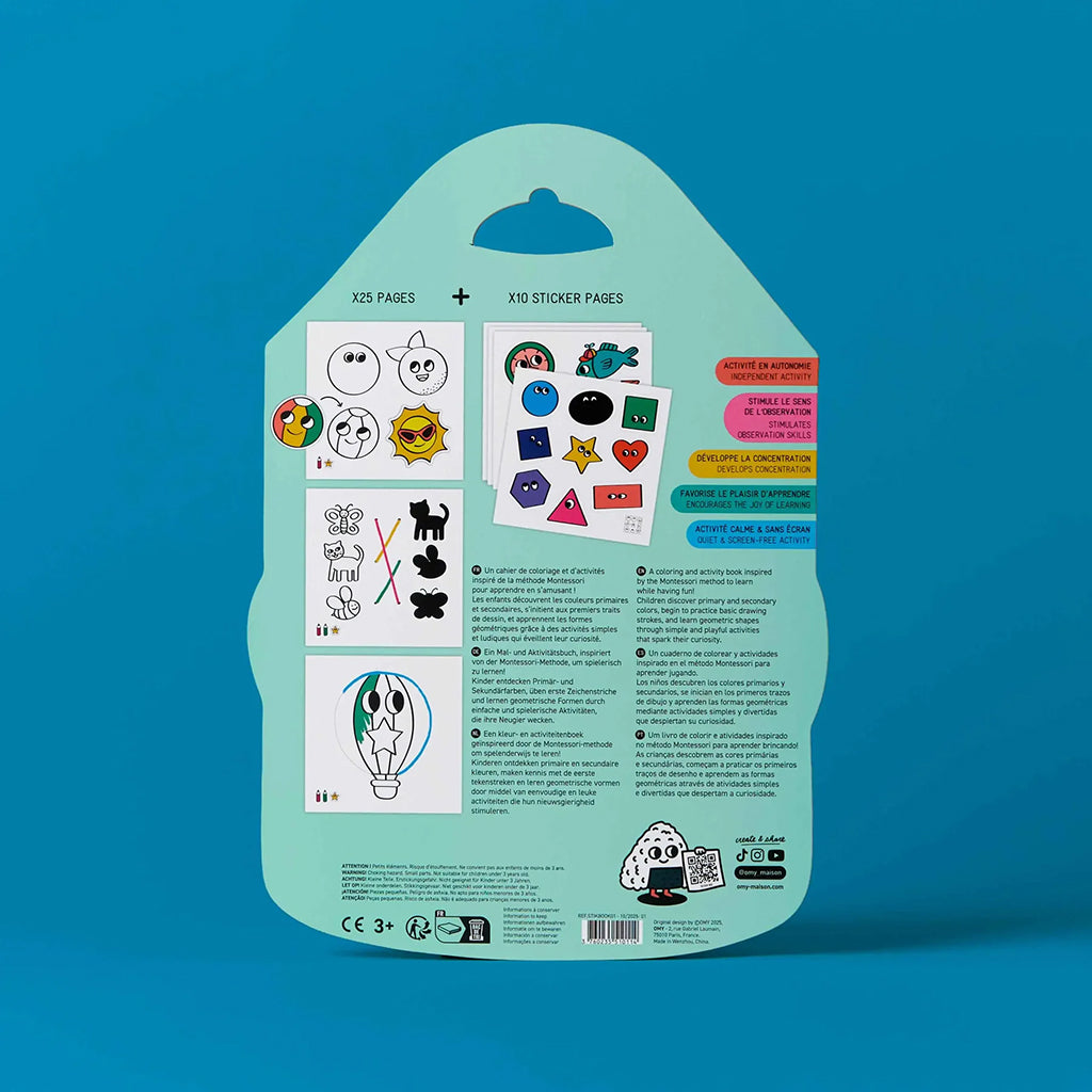 Omy Montessori Sticker Book Geometric Shapes