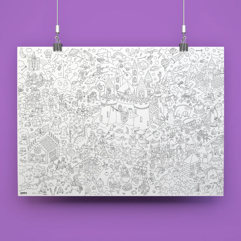 Omy Giant Colouring Poster Magic