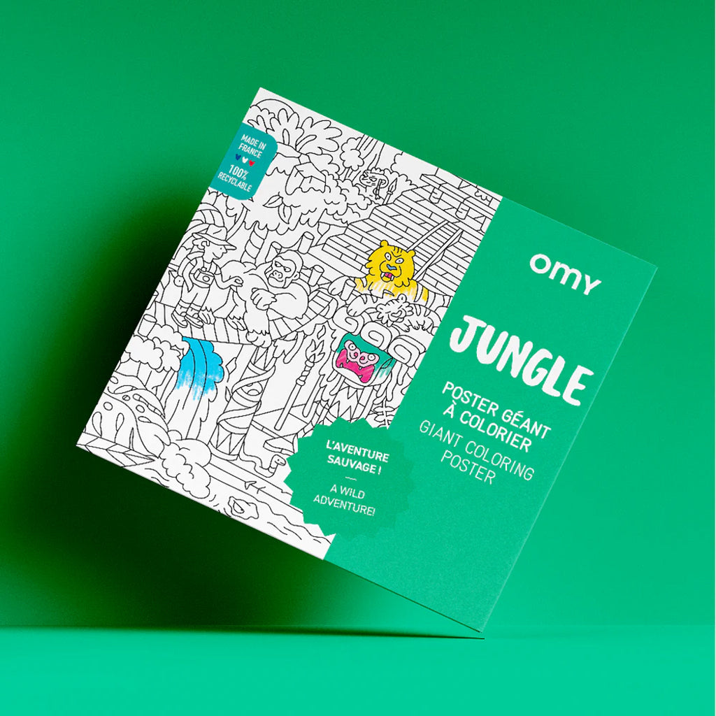 Omy Giant Colouring Poster Jungle