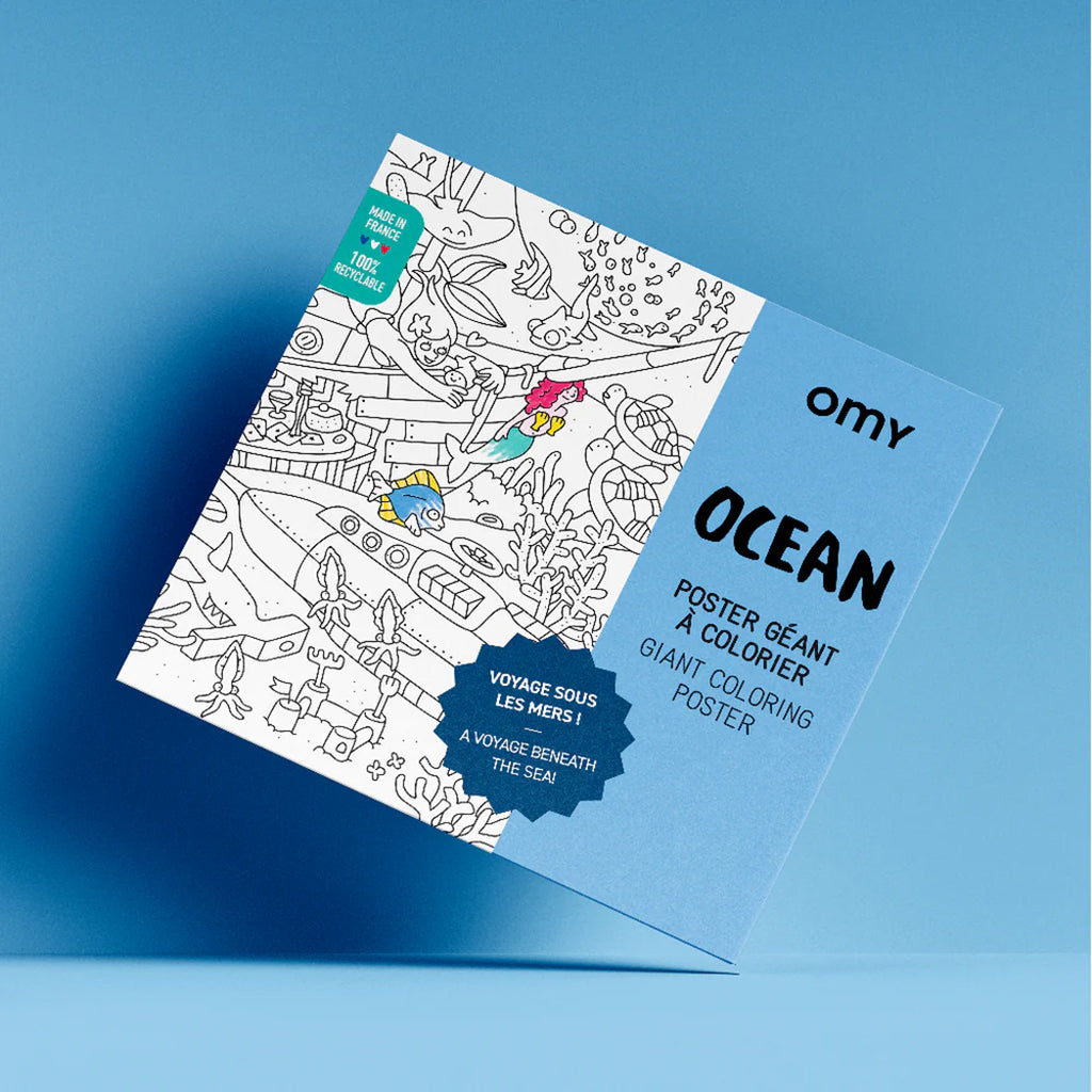 Omy Giant Colouring Poster Ocean