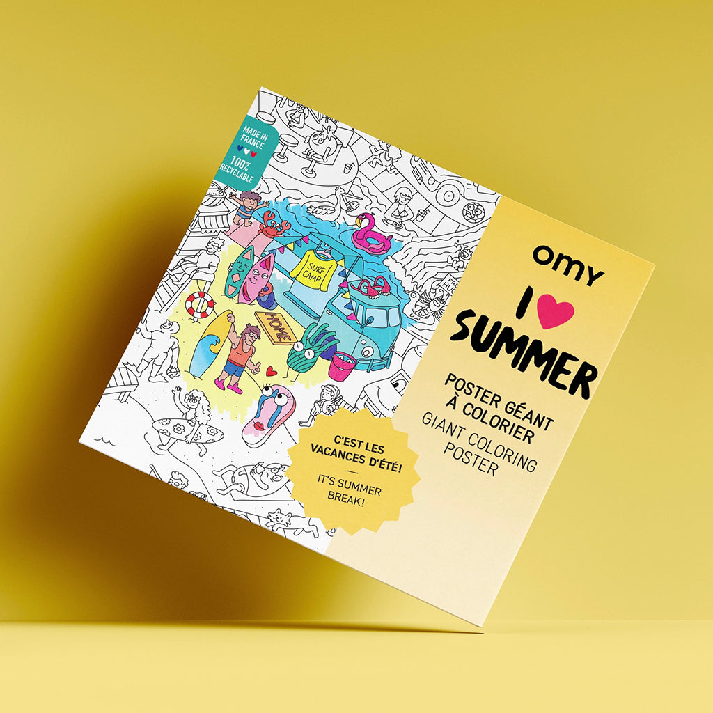 Omy Giant Colouring Poster Summer