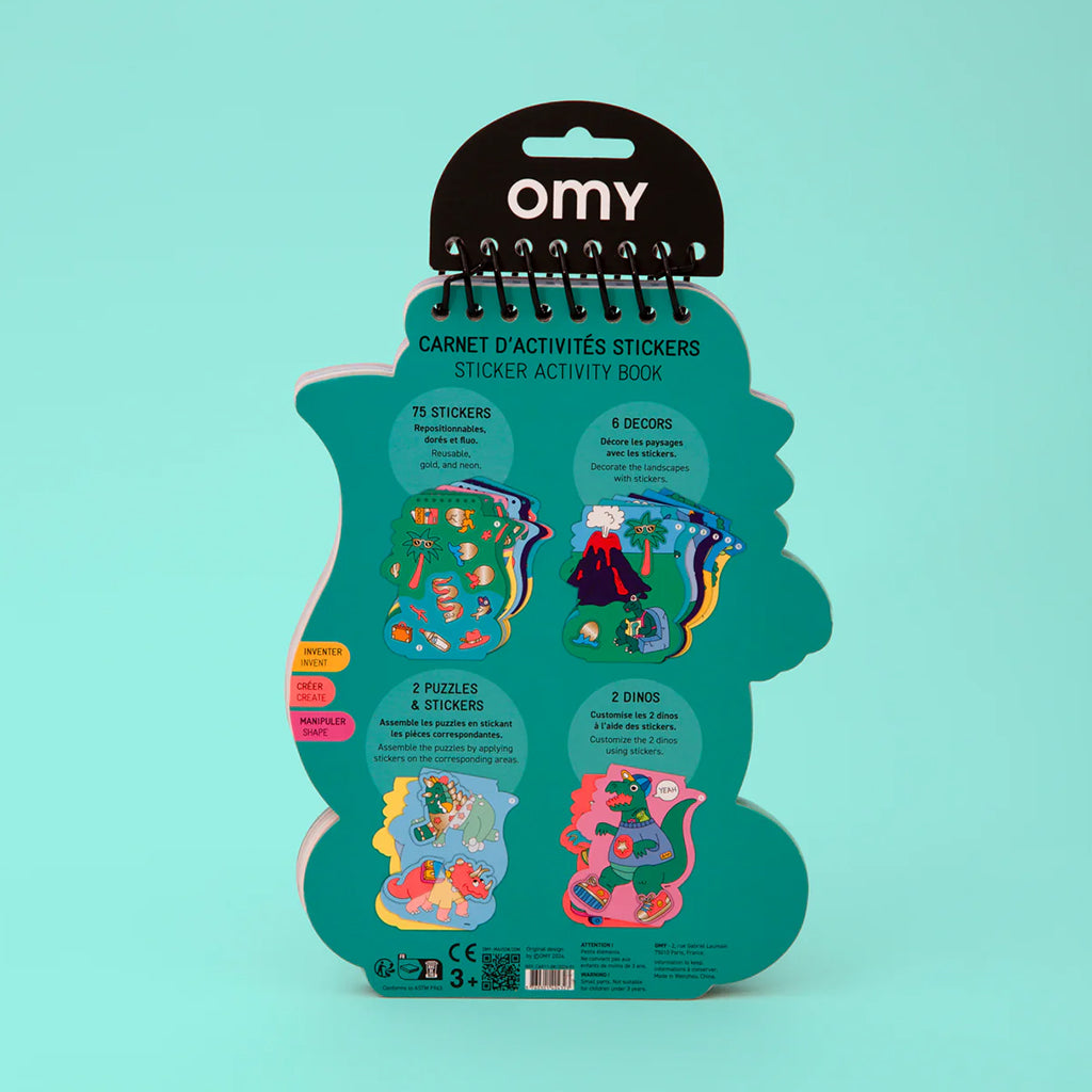 Omy Sticker Activity Book Dino
