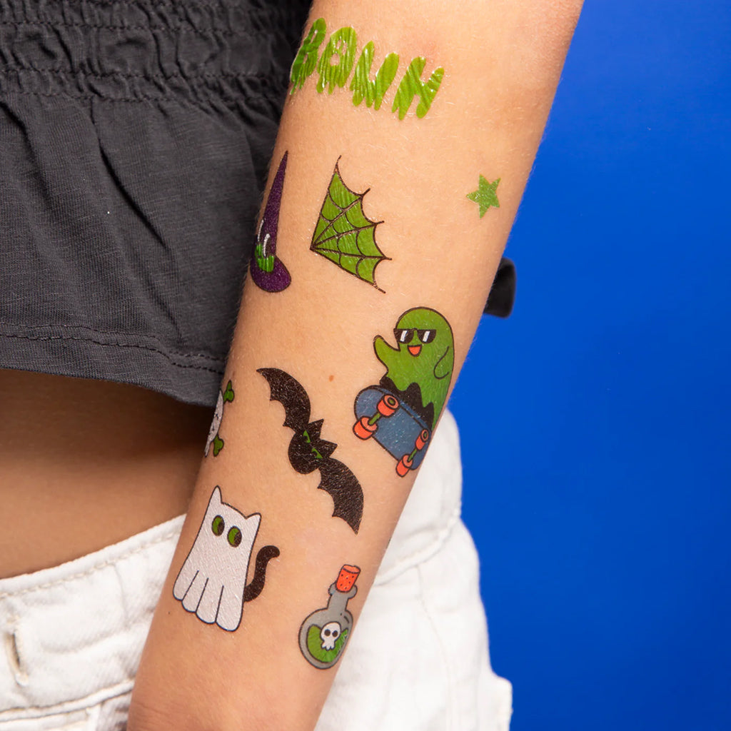 Omy Temporary Tattoos Glow In The Dark Boo!