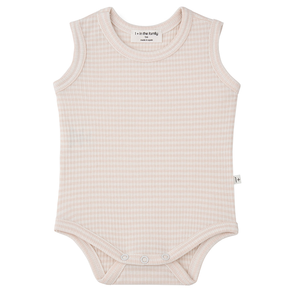 1+ In The Family Baby Amir Bodysuit Light Pink