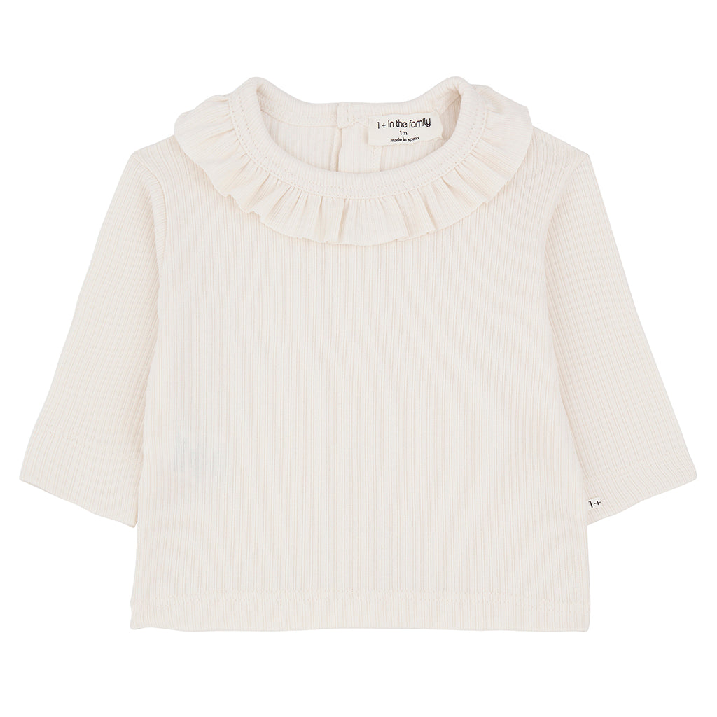1+ In The Family Baby Anna Sweater Ecru Cream