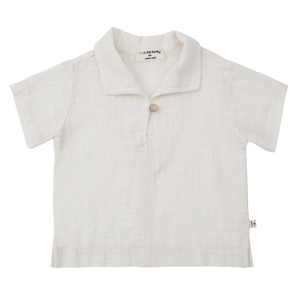 1+ In The Family Baby And Child Benet Shirt Off White