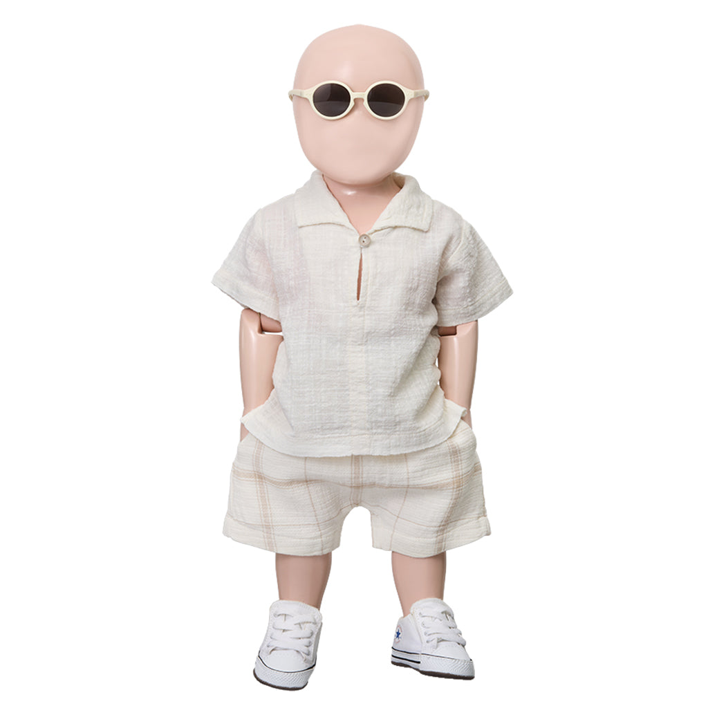 1+ In The Family Baby And Child Benet Shirt Off White