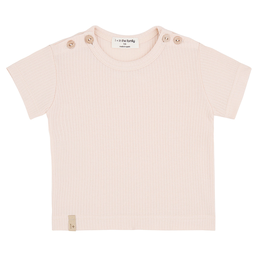 1+ In The Family Baby Blai T-shirt Light Pink