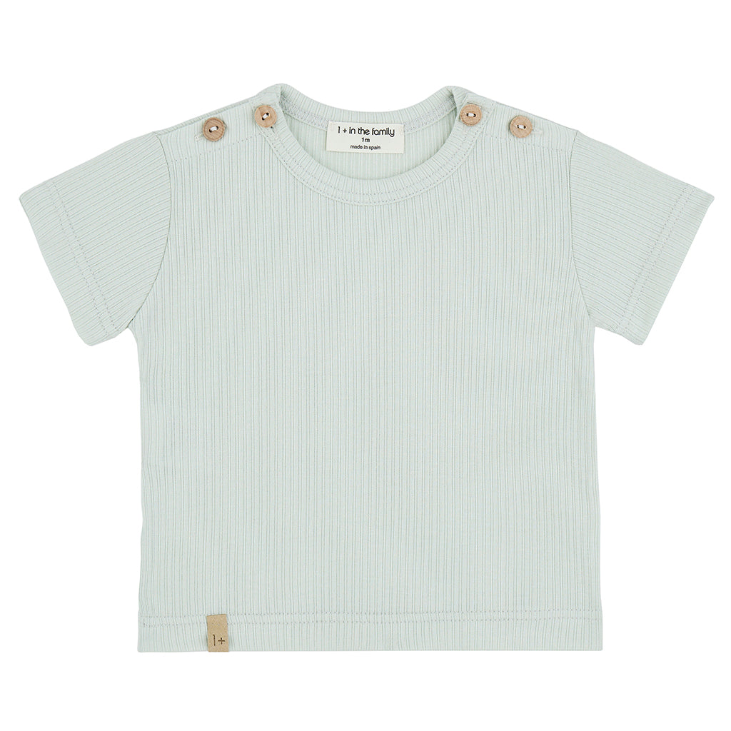 1+ In The Family Baby Blai T-shirt Pale Aqua Green