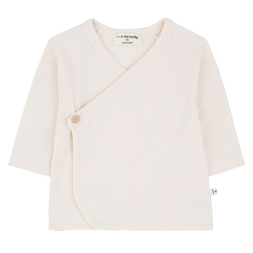 1+ In The Family Baby Set Elodie T-shirt & Mia Leggings Ecru Cream