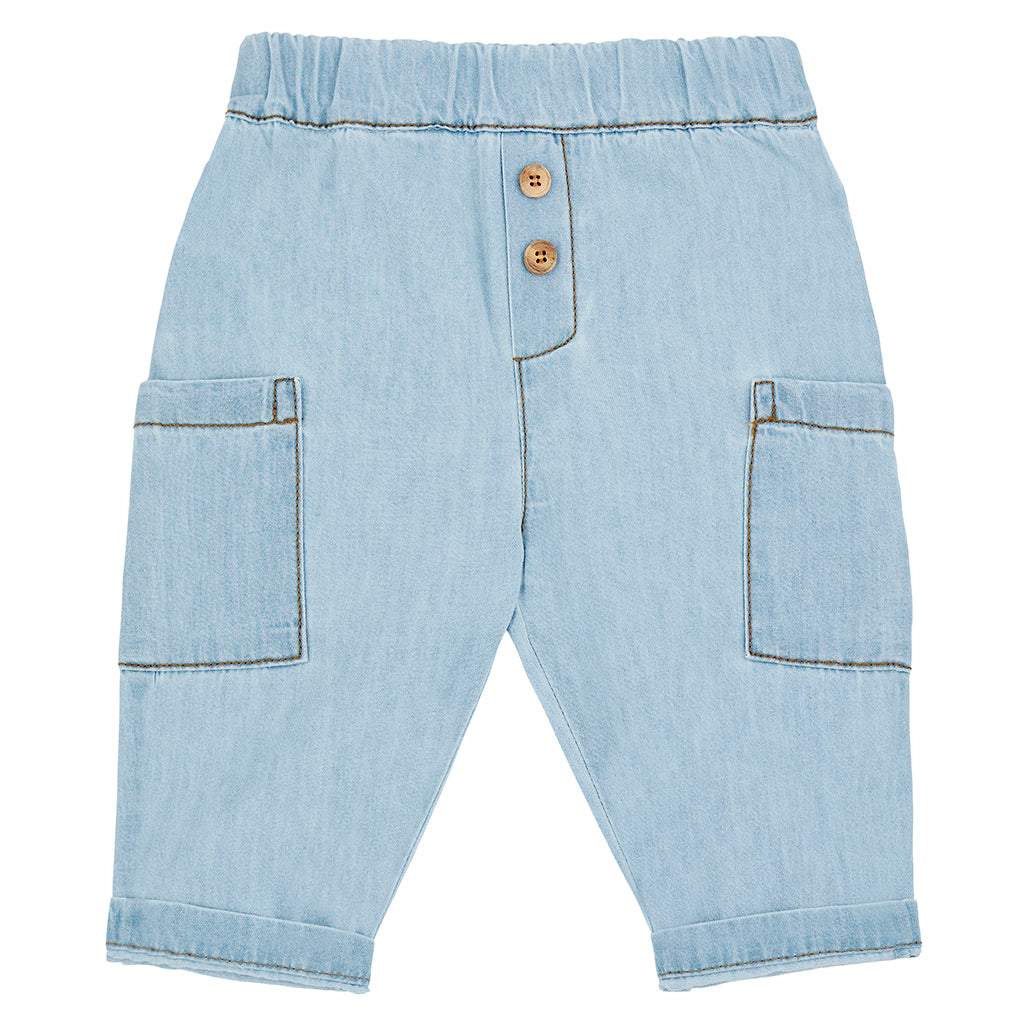 1+ In The Family Baby And Child Leonardo Pants Denim Blue