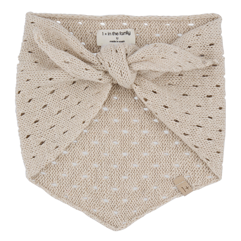 1+ In The Family Baby Lulu Bandana Beige