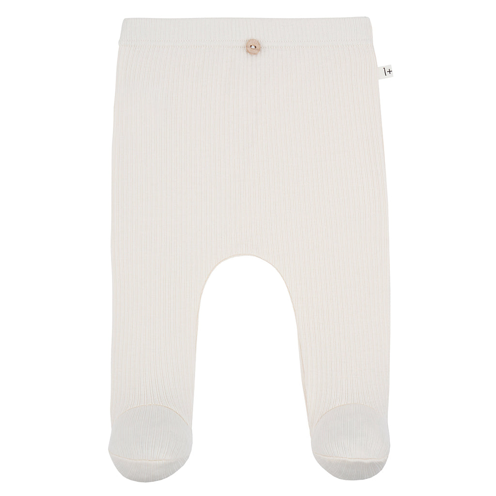 1+ In The Family Baby Mia Leggings Ecru Cream