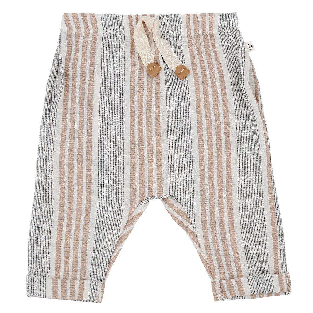 1+ In The Family Baby And Child Roberto Pants Petroleum Grey Stripes