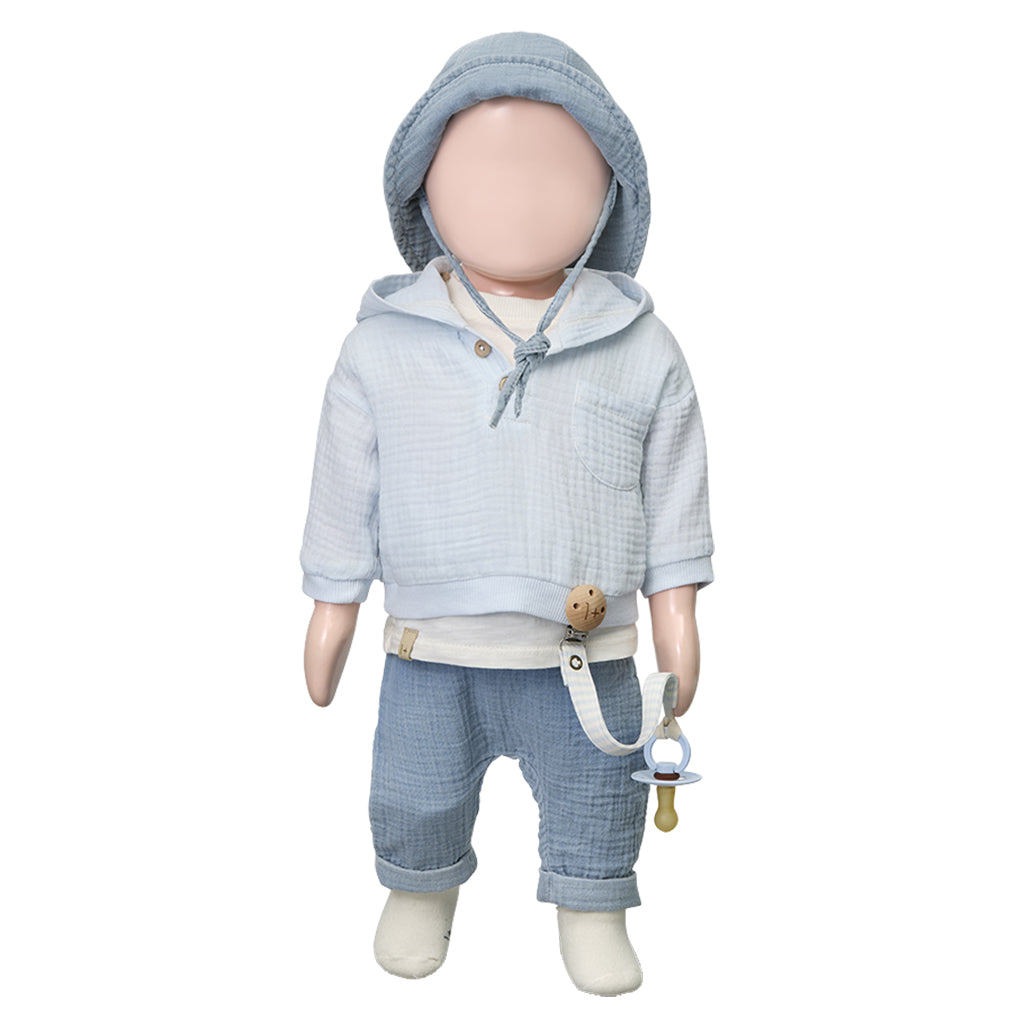 1+ In The Family Baby Simone T-shirt Ecru Cream