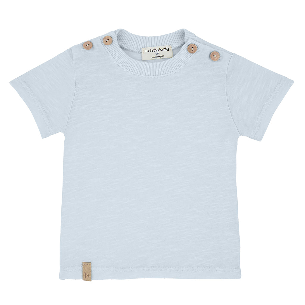 1+ In The Family Baby Simone T-shirt Misty Blue