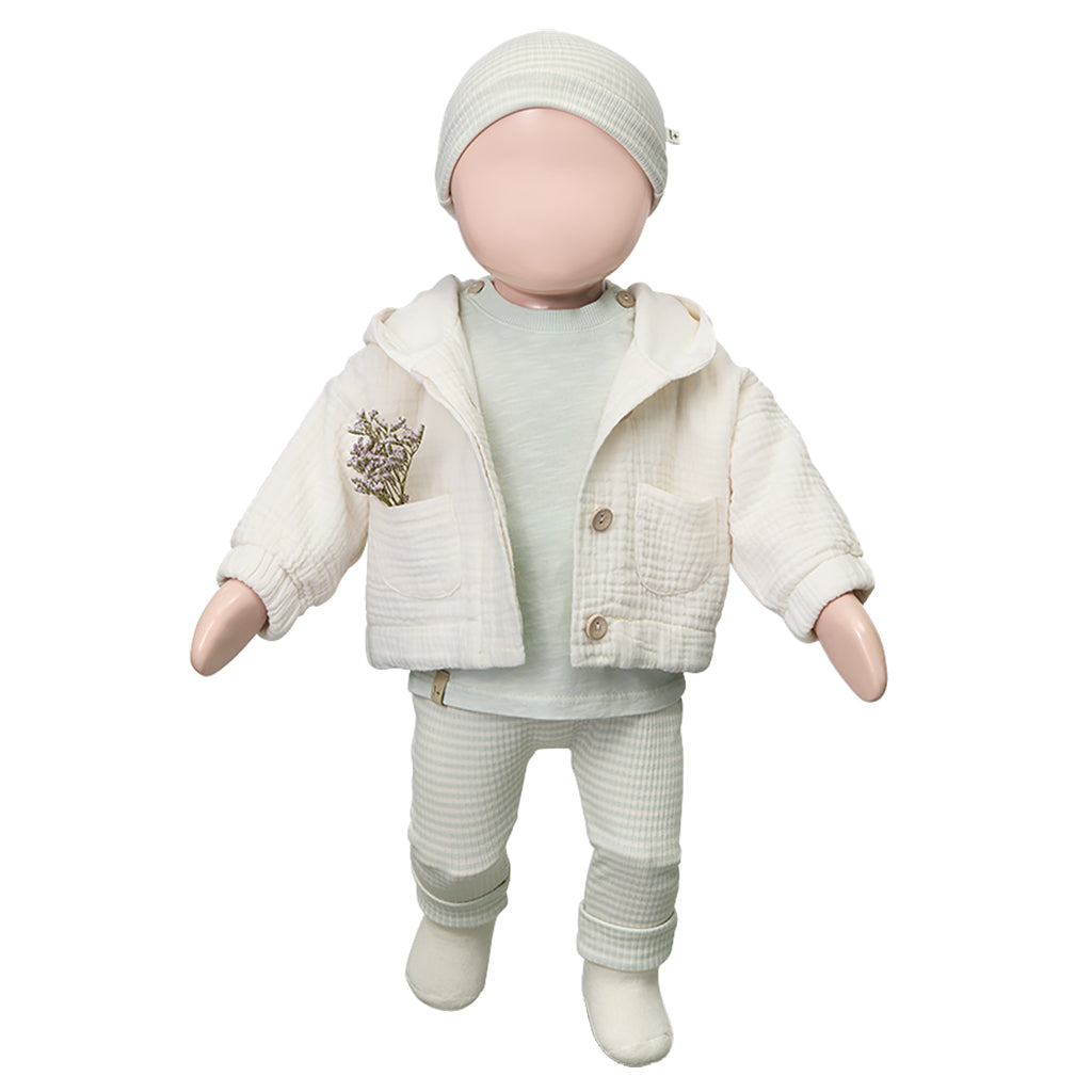 1+ In The Family Baby Simone T-shirt Pale Aqua Green