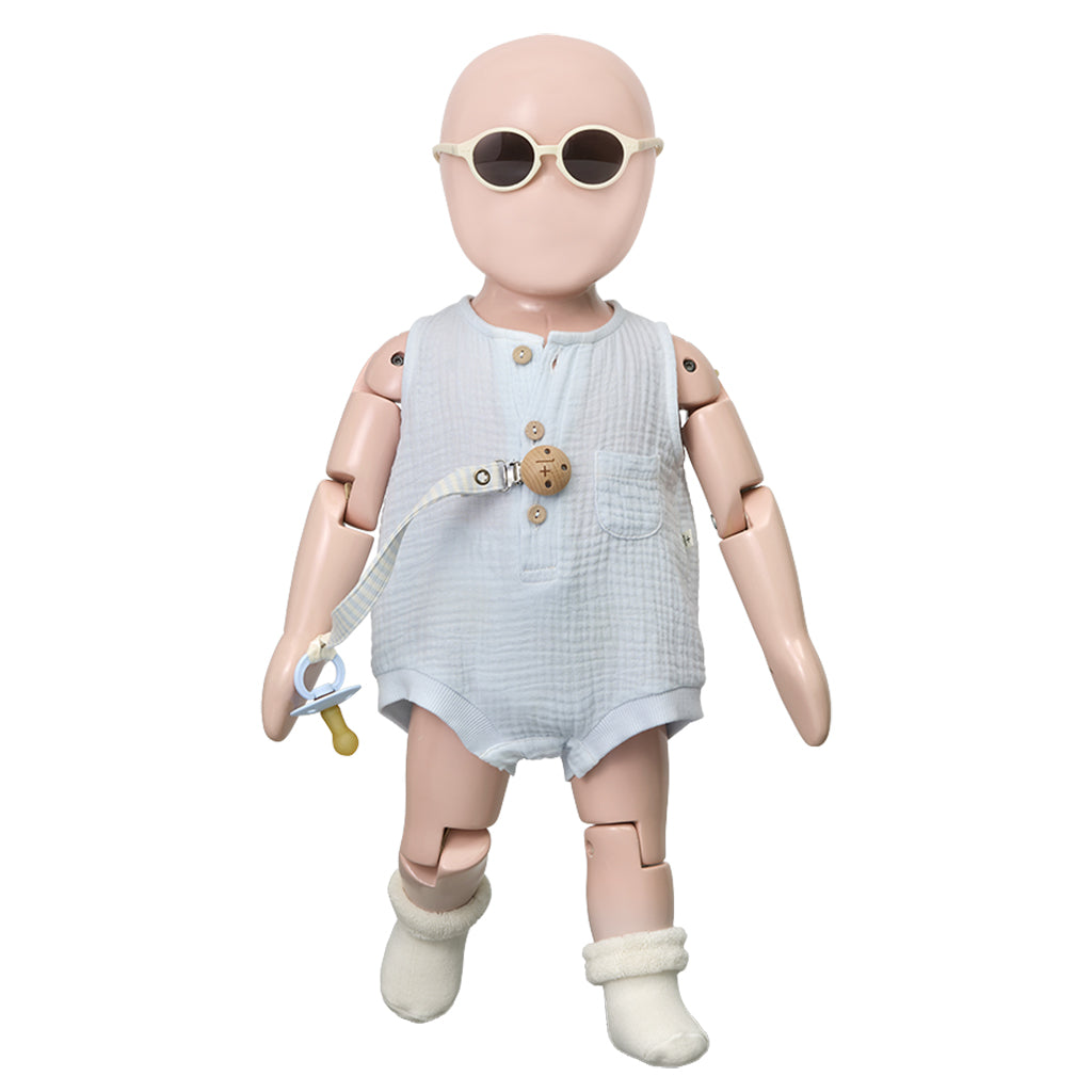 1+ In The Family Baby Yago Bodysuit Misty Blue