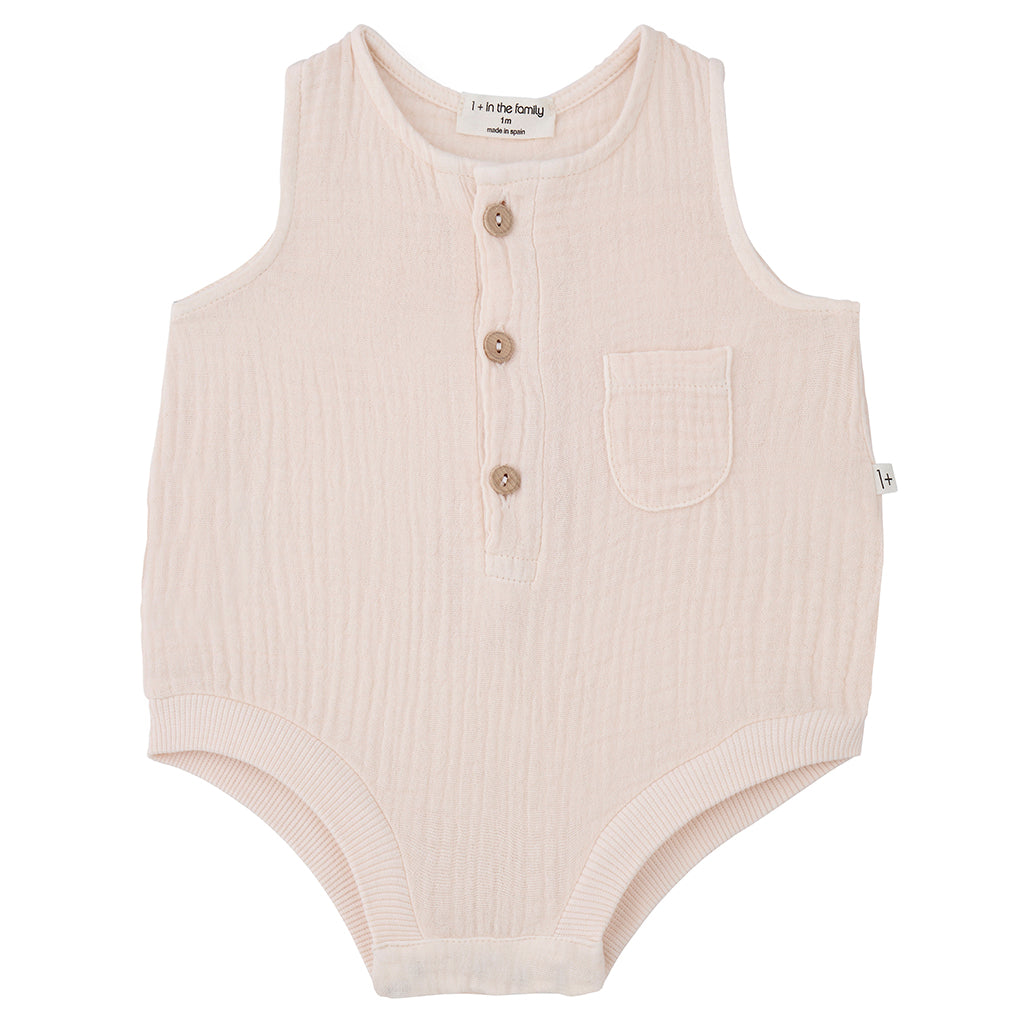 1+ in the Family Yago Romper - Nude 1+ in the Family Yago Romper - Nude