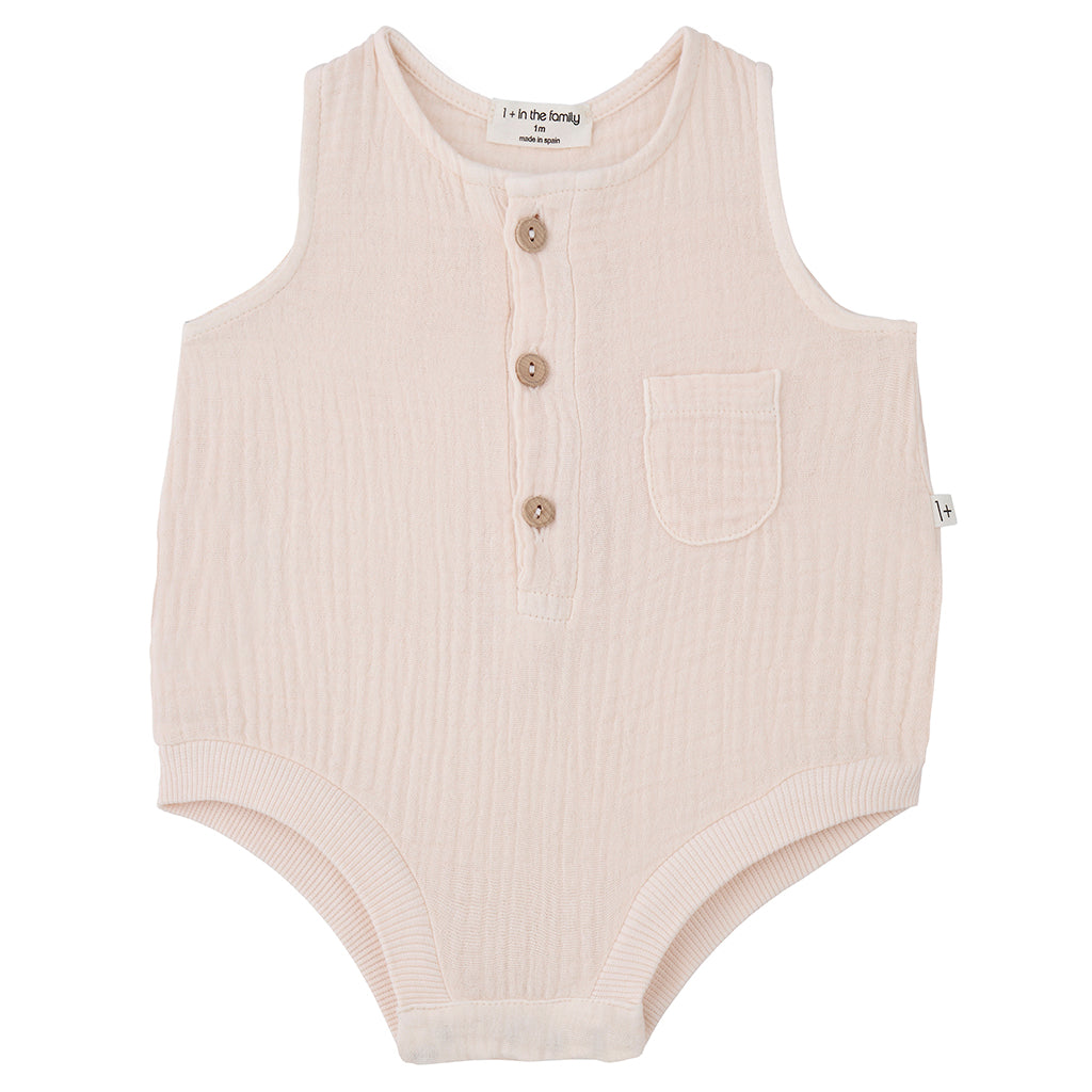 1+ In The Family Baby Yago Bodysuit Light Pink