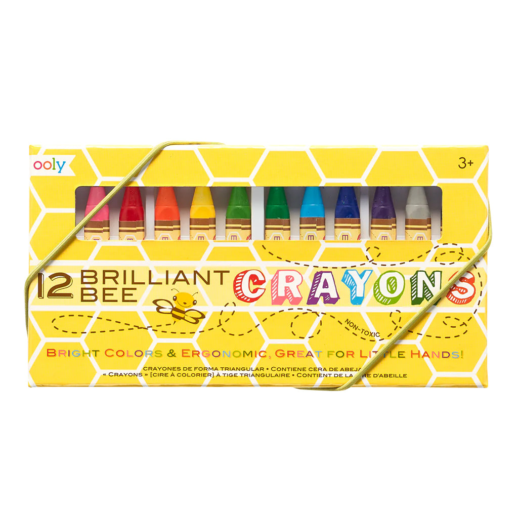 Ooly Brilliant Bee Crayons Set of 12