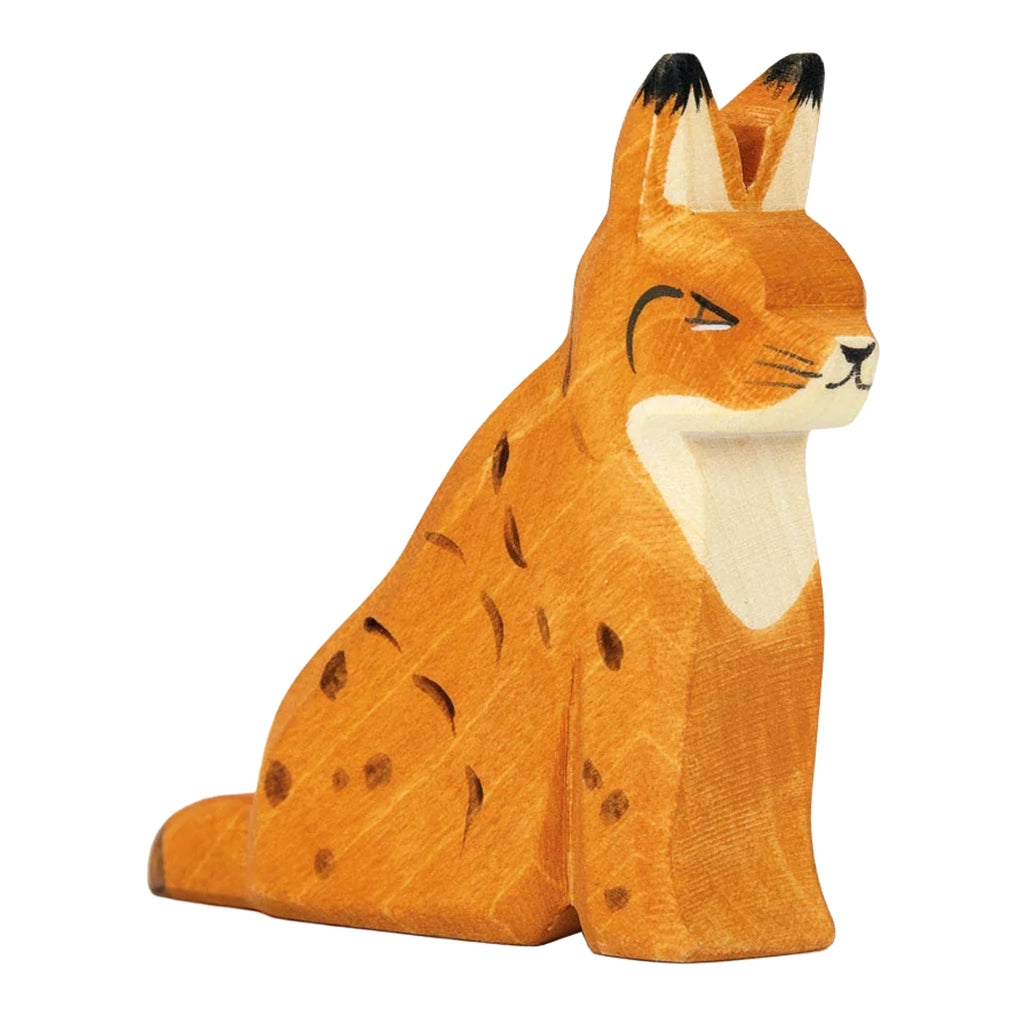 Ostheimer Wooden Lynx Sitting