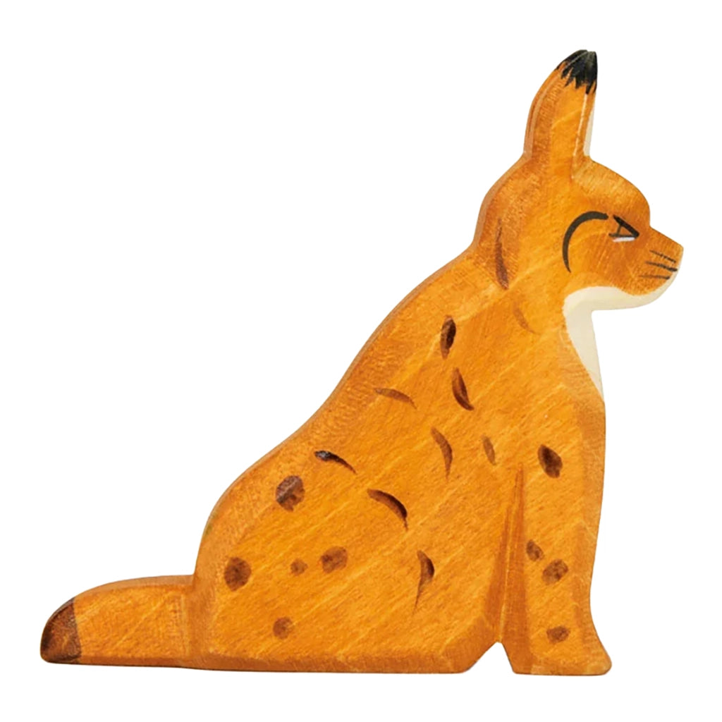 Ostheimer Wooden Lynx Sitting