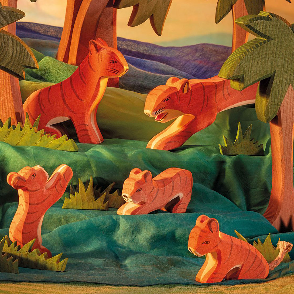 Ostheimer Wooden Tiger Sitting