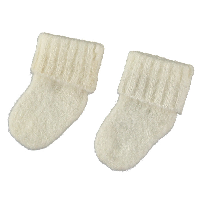Pequeno Tocon Baby Inuit Socks Natural Cream