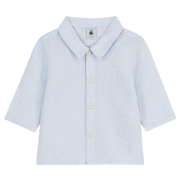 Petit Bateau Baby Shirt Light Blue
