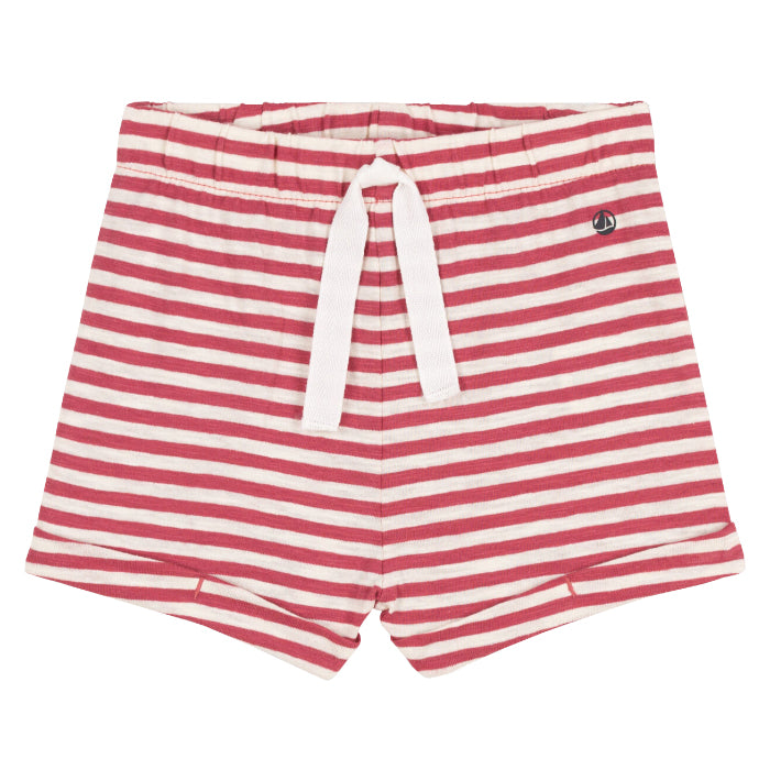 Petit Bateau Baby Shorts Papi Pink Stripes