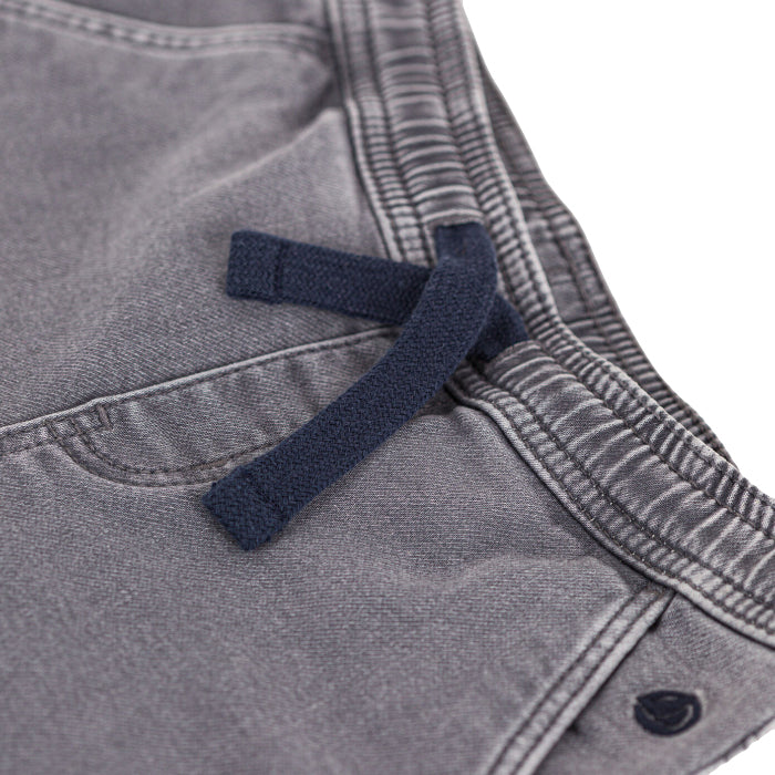 Petit Bateau Child Pull On Denim Pants Grey