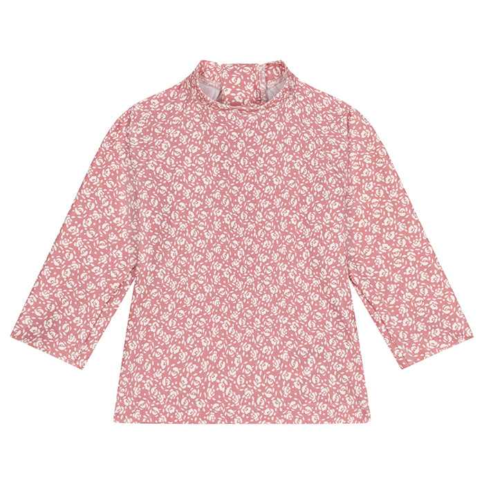 Petit Bateau Baby Swim Shirt Pink Floral Print