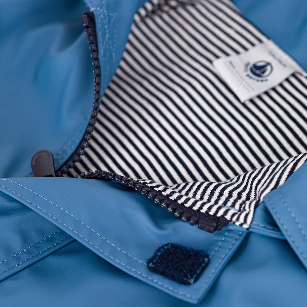 Petit Bateau Baby Iconic Raincoat Beach Blue