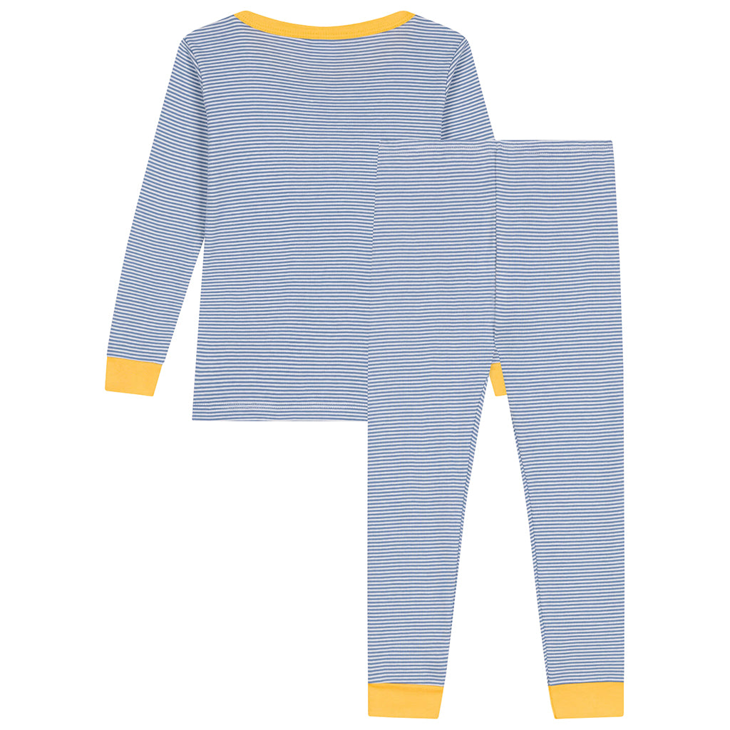 Petit Bateau Child Pyjamas Beach Blue Stripes