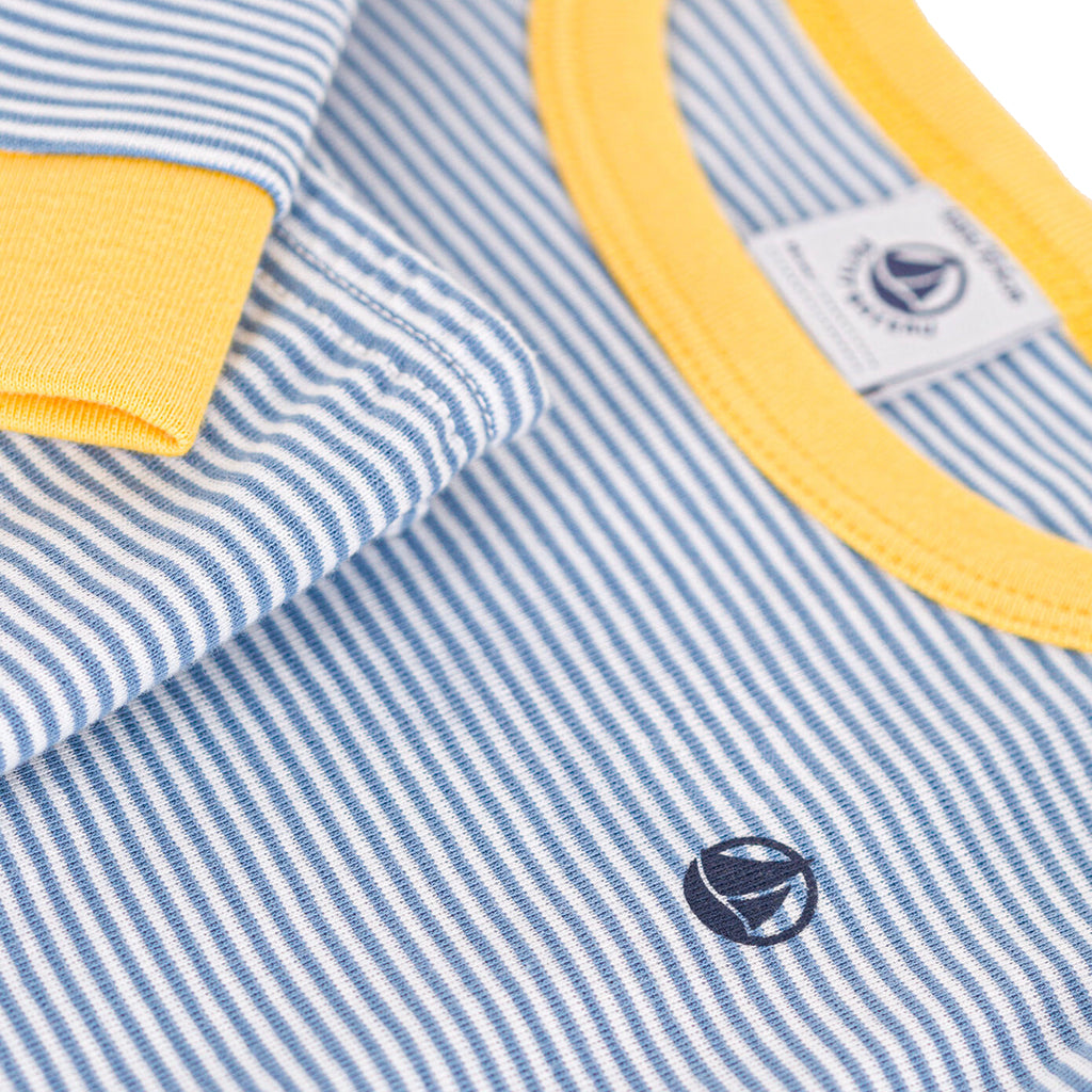 Petit Bateau Child Pyjamas Beach Blue Stripes