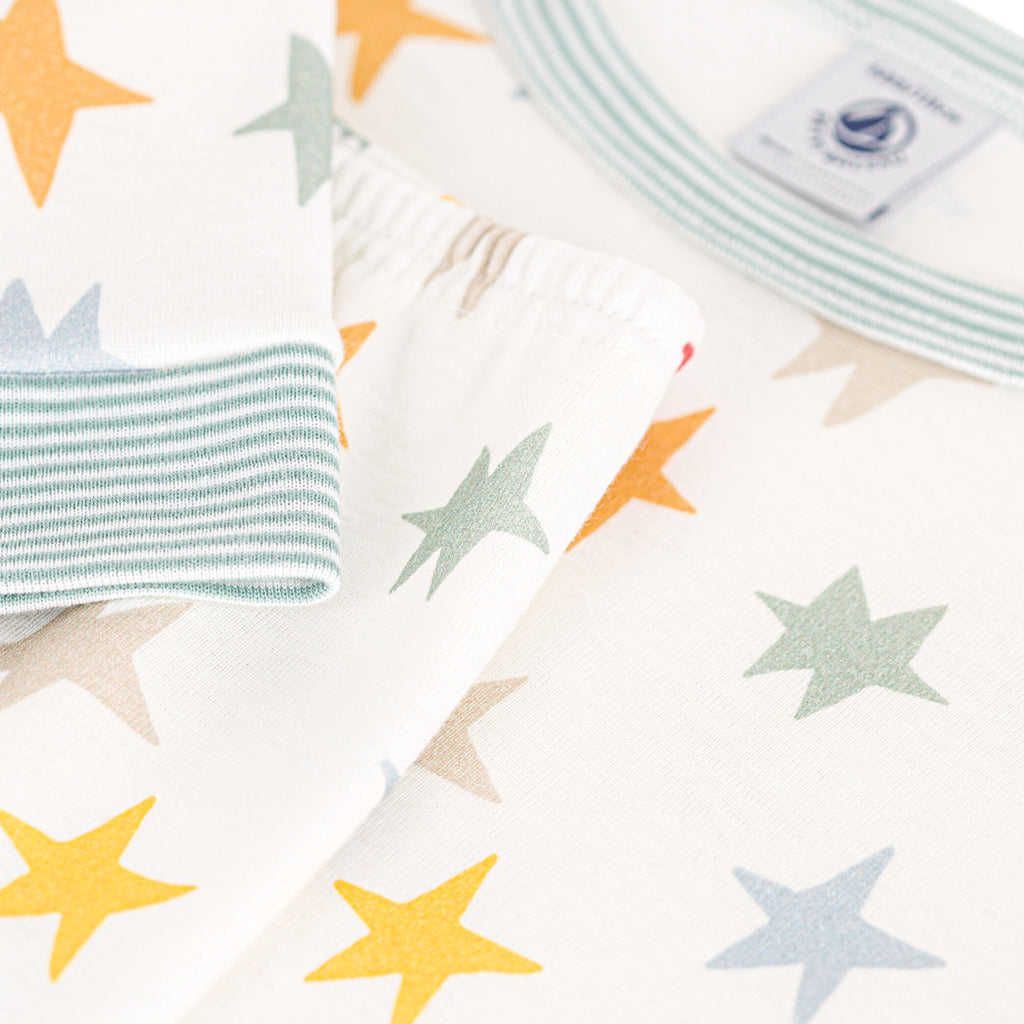 Petit Bateau Child Pyjamas Stars Print Multicolour