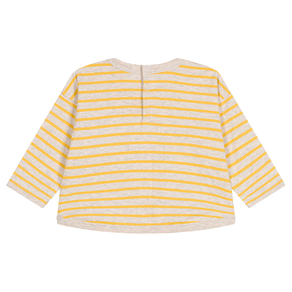 Petit Bateau Baby T-shirt Sky Daisy Yellow